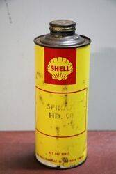 Vintage Shell Spirax One Quart Can.