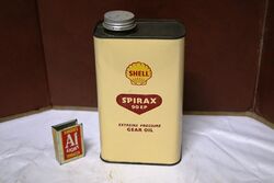 Vintage Shell Spirax  90 EP Gear Oil Tin