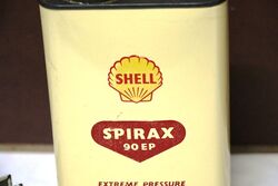 Vintage Shell Spirax  90 EP Gear Oil Tin