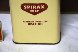 Vintage Shell Spirax  90 EP Gear Oil Tin