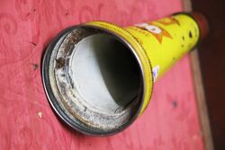 Vintage Shell X100 20W40 Tin Top and Dust Cap