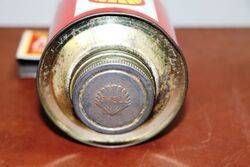 Vintage Shell X100 Motor Oil 2030 Quart Can
