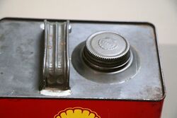 Vintage Shell X100 Motor Oil 20 W One Gallon Tin