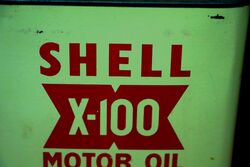 Vintage Shell X100 Motor Oil 2litre Tin