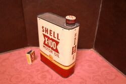 Vintage Shell X100 Motor Oil 2litre Tin