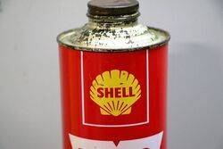 Vintage Shell X100 Motor Oil 3040 Quart Can