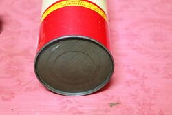 Vintage Shell X100 Motor Oil One Quart Tin