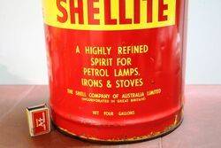 Vintage Shellite Refined Spirit 4 gal Drum