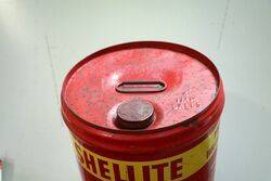 Vintage Shellite Refined Spirit 4 gal Drum