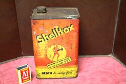Vintage Shelltox DDT Half Gallon Tin