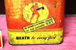 Vintage Shelltox DDT Half Gallon Tin