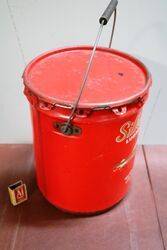 Vintage Silkolene Grease 28lb Pictorial Tin