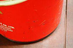 Vintage Silkolene Grease 28lb Pictorial Tin