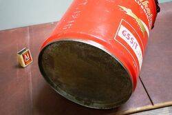 Vintage Silkolene Grease 28lb Pictorial Tin