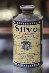 Vintage Silvo Silver Polish Tin 