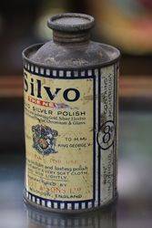 Vintage Silvo Silver Polish Tin 