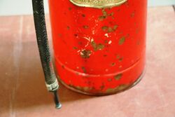Vintage Simplex Copper and Brass Fire Extinguisher 