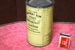 Vintage Slippery ELM Food Unopened Tin with Contents