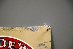 Vintage Small Redex Service Agency Tin Advertising Sign 
