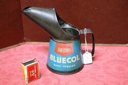 Vintage Smiths Bluecol Anti-Freeze One Pint Jug-Pourer.