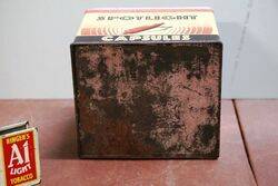 Vintage Spotlight Lighter Fuel Capsules Tin by ShellMex