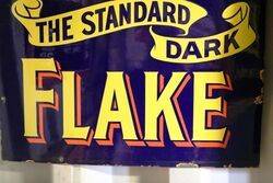 Vintage St Bruno Flake Enamel Sign