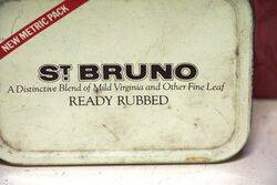Vintage St Bruno Ready Rubbed Tobacco Tin