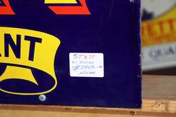 Vintage St Julien Tobacco Enamel Strip Sign 