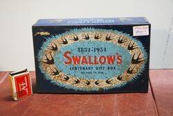 Vintage Swallow's 1954 Centenary Gift Tin.
