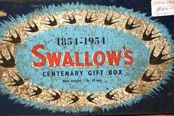 Vintage Swallowand39s 1954 Centenary Gift Tin