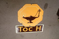 Vintage TOC. H. (Talbot House) 2 Piece Metal Sign. #