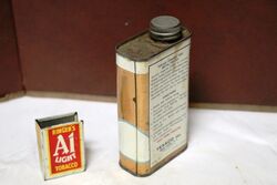 Vintage Texaco Chrome and Metal Polish 8 fl oz Tin
