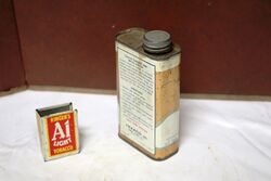 Vintage Texaco Chrome and Metal Polish 8 fl oz Tin