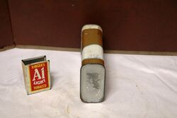 Vintage Texaco Chrome and Metal Polish 8 fl oz Tin