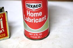 Vintage Texaco Home Lubricant 4 oz Tin
