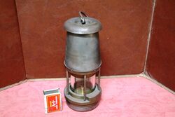 Vintage The Wolf Safety Lamp Ltd Miners Lamp.