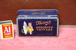 Vintage Thorne's Assorted Toffees Pictorial Tin,