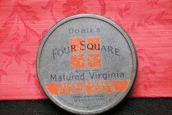 Vintage Tobacco Tin Four Square Fine Cut Tin