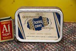 Vintage Tobacco Tin.. Germain's Honey Cake Tin.