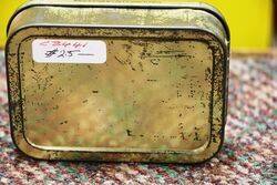 Vintage Tobacco Tin Gold Block Pipe Tin