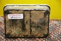 Vintage Tobacco Tin Nut Brown  Tin