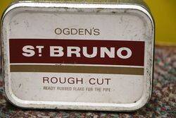 Vintage Tobacco Tin Ogdenand39s St Bruno Tin