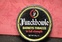 Vintage Tobacco Tin Punchbowl Barneys Tin