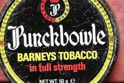 Vintage Tobacco Tin Punchbowl Barneys Tin