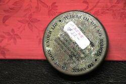 Vintage Tobacco Tin Ranch Continental Style Tin