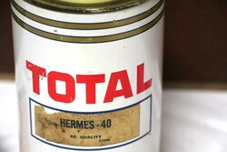 Vintage Total Hermes 40 One Quart Can 