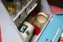 Vintage Trafalgar Metal First Aid Kit with Contents