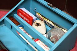 Vintage Trafalgar Metal First Aid Kit with Contents