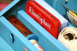 Vintage Trafalgar Metal First Aid Kit with Contents
