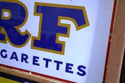 Vintage Turf Cigarettes Pictorial Pegasus Enamel Sign 